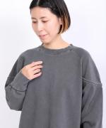 INDIGO 裏毛&ピグメントダイ　プルオーバー